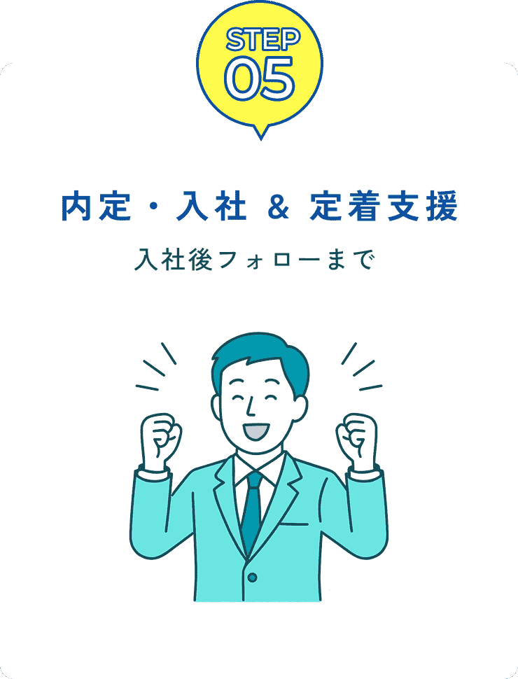 内定・入社 & 定着支援